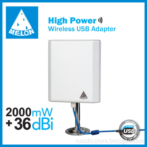 Melon /WiFiSKY N4000 outdoor 36dbi wifi antenna Ralink 3070 150Mbps 2.4GHz